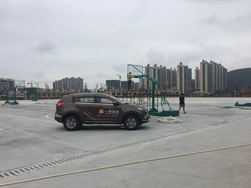 五雅中學(xué)籃球場